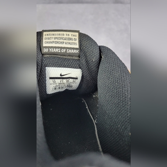 Nike Land Shark Legacy Football Cleats Men’s Size 12 Black - Picture 8 of 13